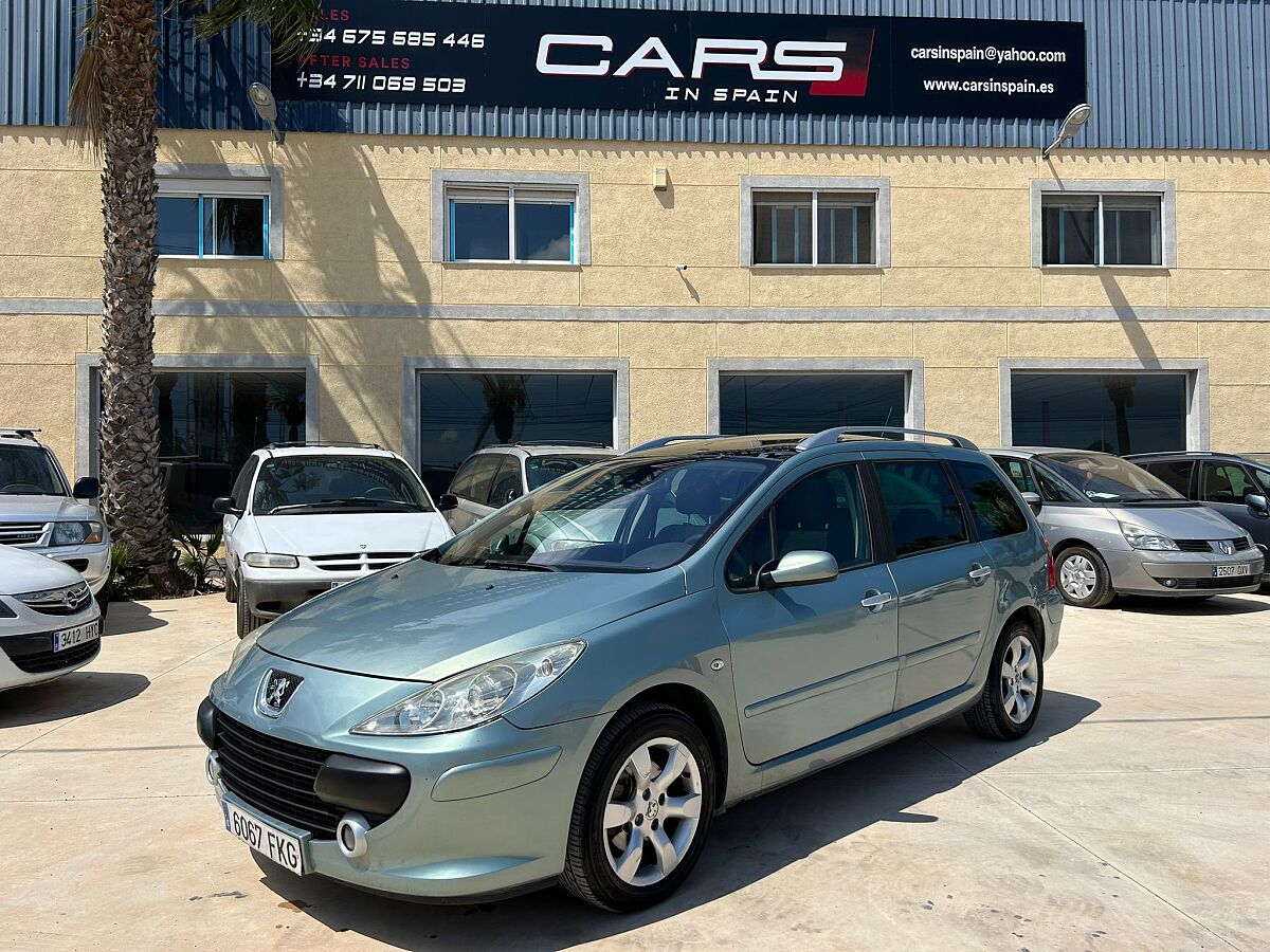 PEUGEOT 307 SW ESTATE 1.6 HDI SPANISH LHD IN SPAIN 148000 MILES SUPERB 2007