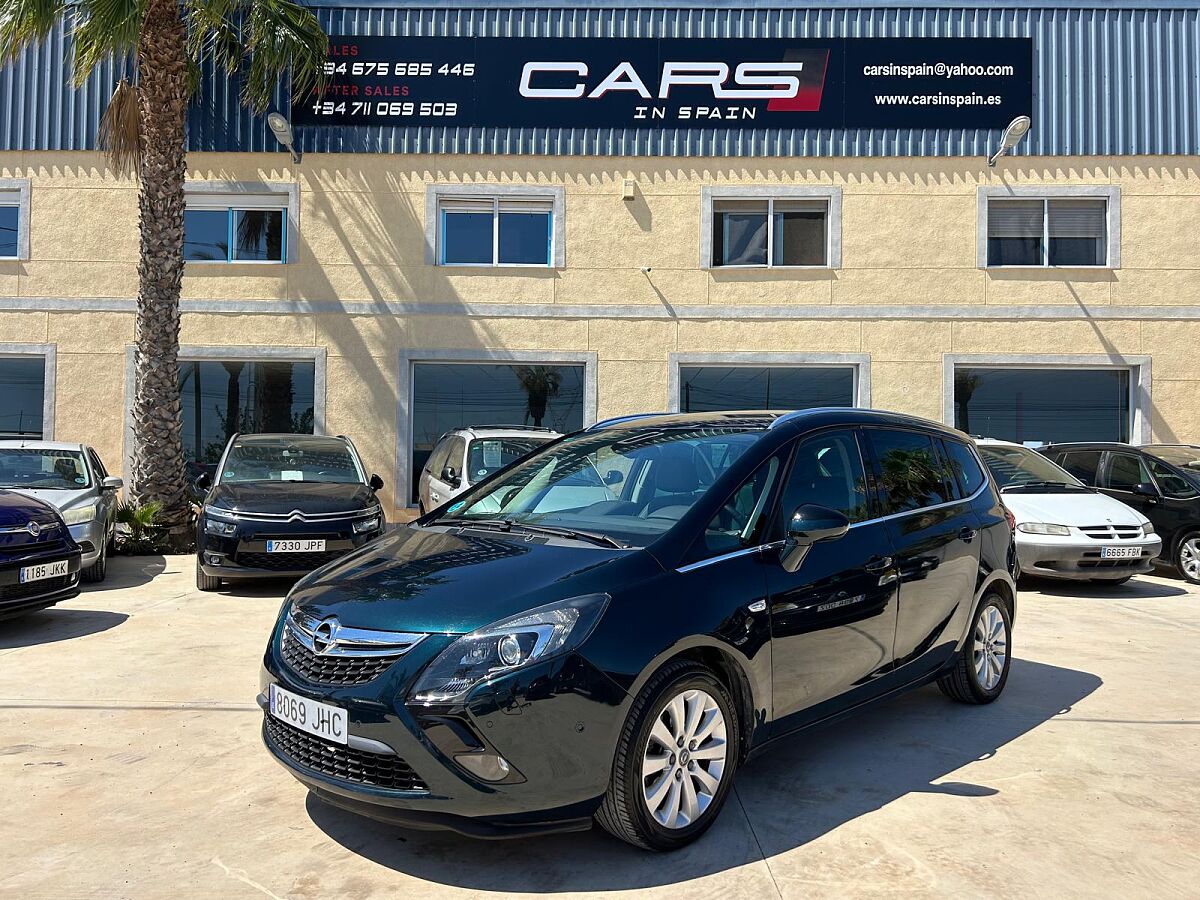 OPEL ZAFIRA EXCELLENCE 1.4 AUTO SPANISH LHD IN SPAIN 88K 7 SEATS SUPERB 2015