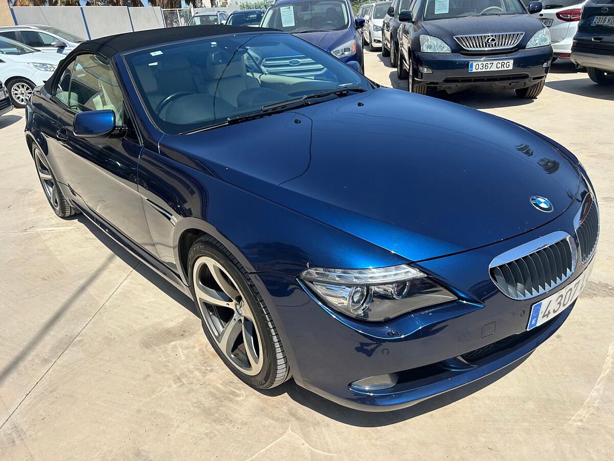 BMW 635D 3.0 CONVERTIBLE AUTO SPANISH RHD IN SPAIN 112000 MILES SUPERB 2008