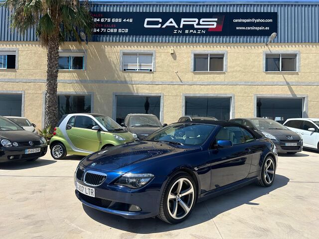 BMW 635D 3.0 CONVERTIBLE AUTO SPANISH RHD IN SPAIN 112000 MILES SUPERB 2008