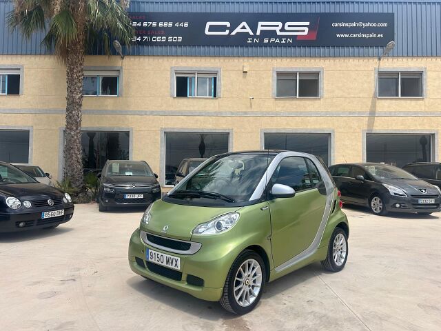 SMART FOR TWO PASSION COUPE 1.0 MHD AUTO SPANISH RHD IN SPAIN 61000 MILES 2010