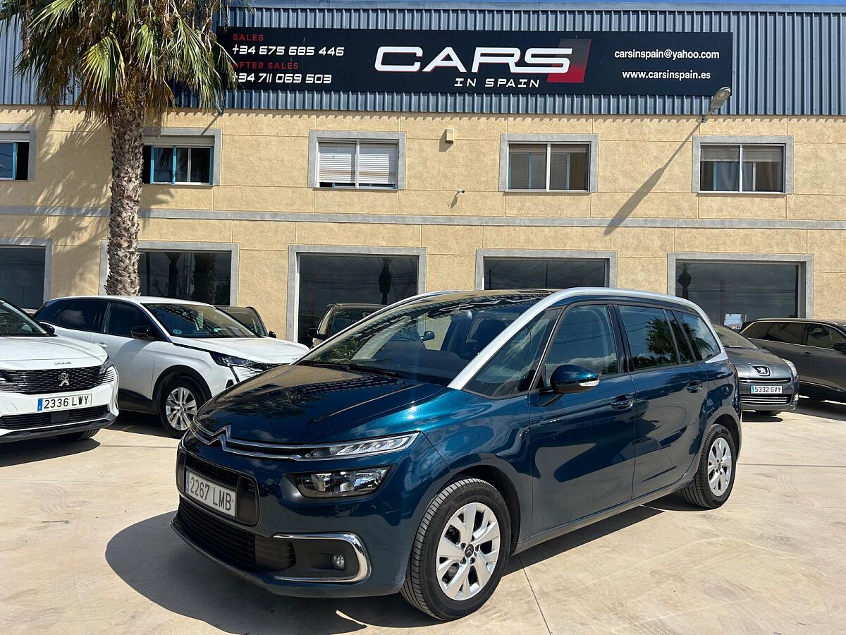 CITROEN C4 GRAND SPACE TOURER FEEL 1.2 AUTO SPANISH LHD IN SPAIN 74K 7 SEAT 2020