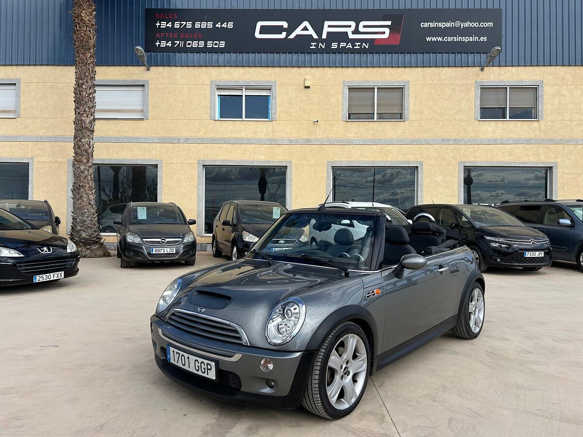 MINI COOPER S CONVERTIBLE 1.6 AUTO SPANISH LHD IN SPAIN 82000 MILES SUPERB 2008