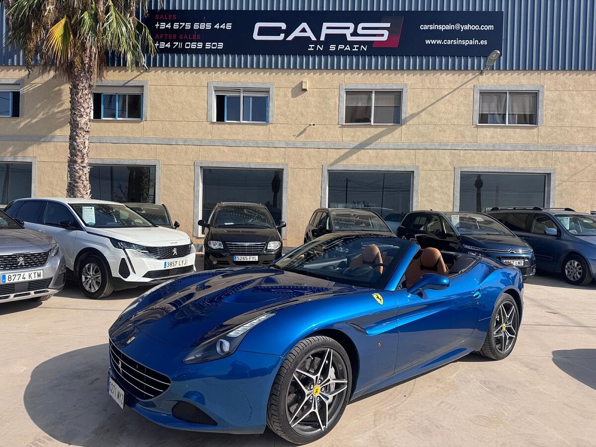 FERRARI CALIFORNIA T CONVERTIBLE AUTO SPANISH LHD IN SPAIN 28000 MILES FFSH 2014