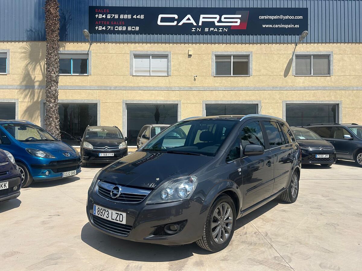 OPEL ZAFIRA 111 JAHRA 1.8 SPANISH LHD IN SPAIN 129000 MILES SUPERB 7 SEATS 2010