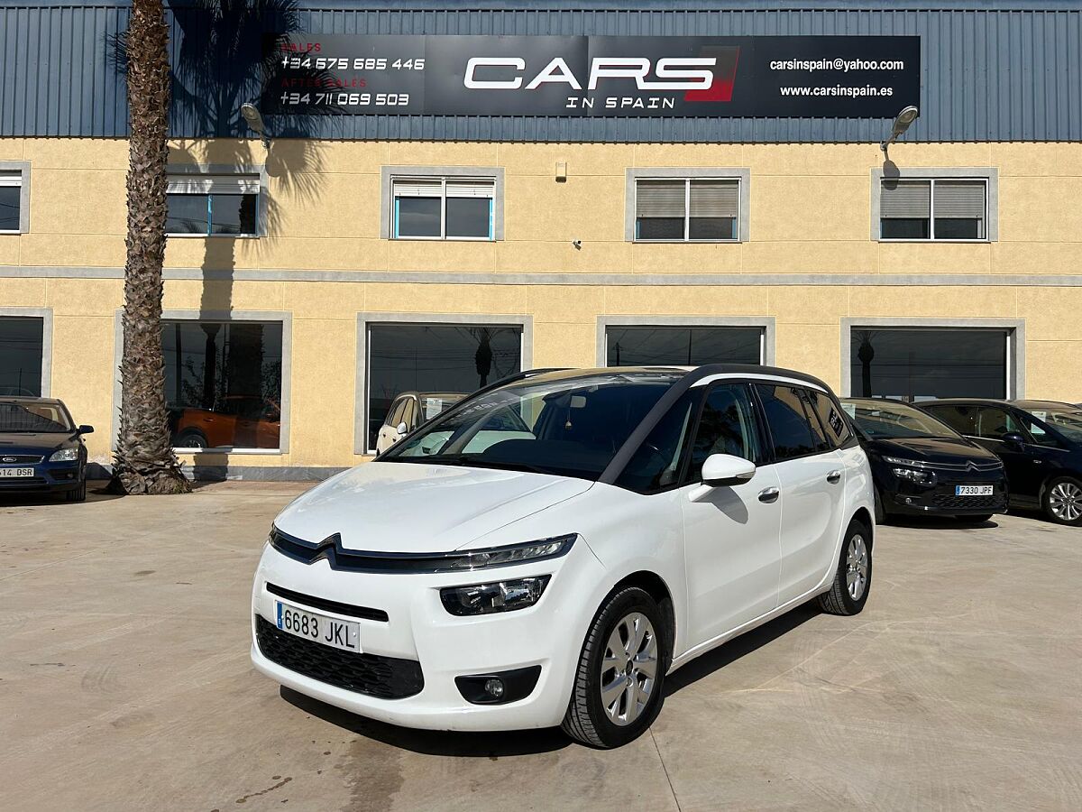 CITROEN C4 GRAND PICASSO FEEL 1.6 HDI AUTO SPANISH LHD IN SPAIN 106K 7 SEAT 2015