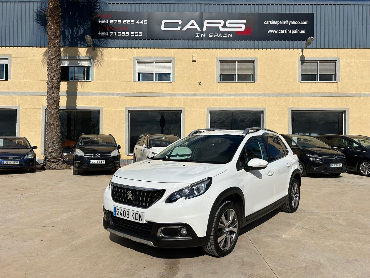 PEUGEOT 2008 ALLURE 1.2 E-THP AUTO SPANISH LHD IN SPAIN 82000 MILES 1 OWNER 2017
