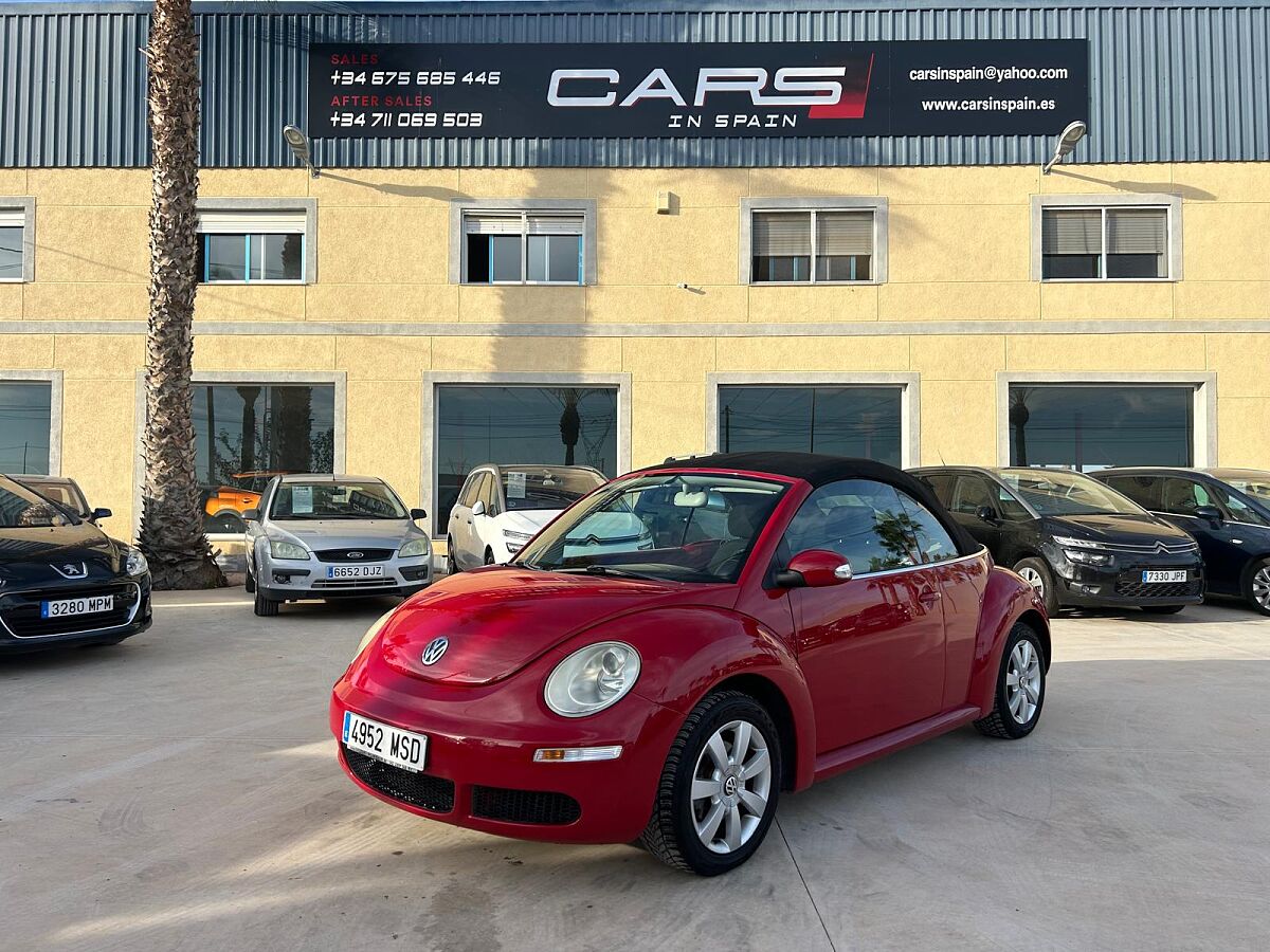 VOLKSWAGEN NEW BEETLE CONVERTIBLE 1.6 SPANISH LHD IN SPAIN 93000 MILES 2006