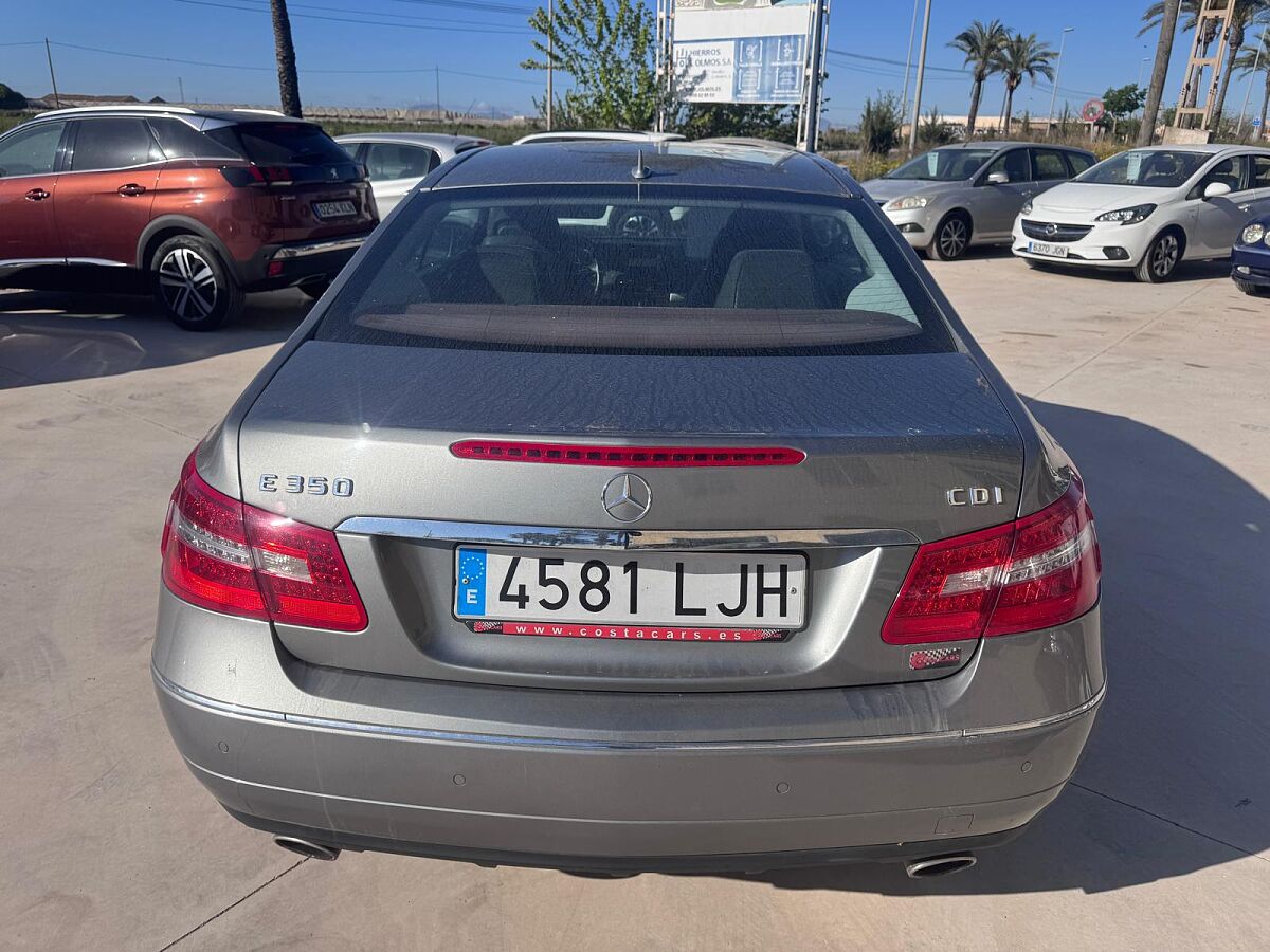 JUST ARRIVED AWAITING PREPERATION  MERCEDES E350 CDI COUPE 3.0 V6 AUTO SPANISH LHD IN SPAIN 118000 MILES SUPER 2009