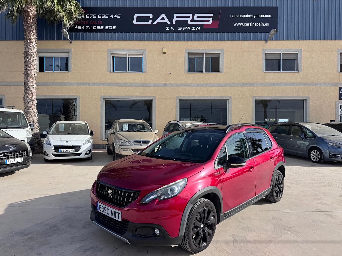 PEUGEOT 2008 GT LINE 1.2 E-THP AUTO SPANISH RHD IN SPAIN 62000 MILES SUPERB 2017