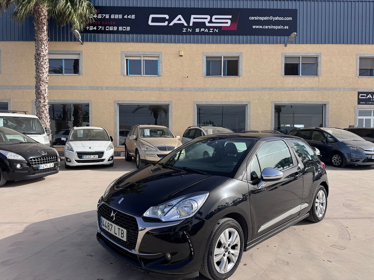 CITROEN DS3 EXCLUSIVE 1.2 E-THP AUTO SPANISH LHD IN SPAIN 121000 MILES 2018