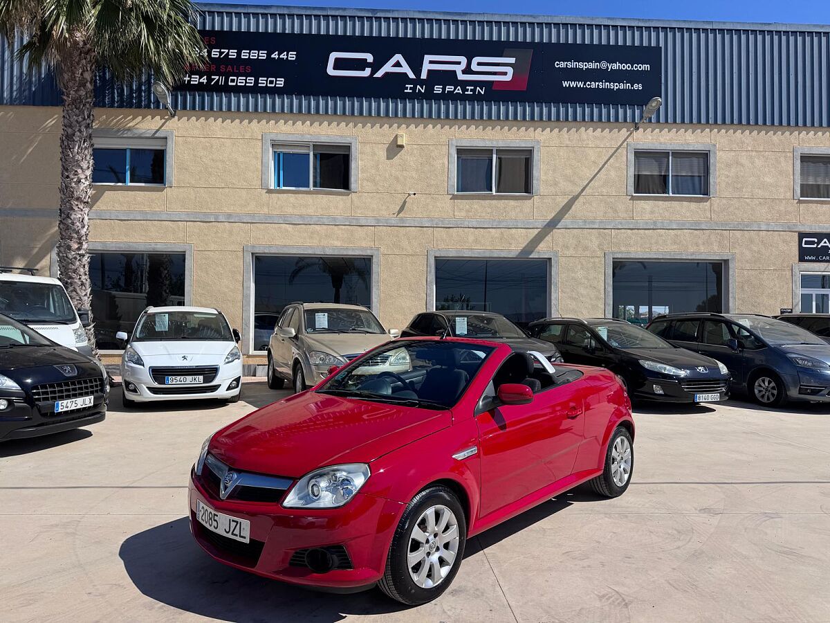 VAUXHALL TIGRA CC CONVERTIBLE 1.4 SPANISH RHD IN SPAIN 66000 MILES SUPER 2009