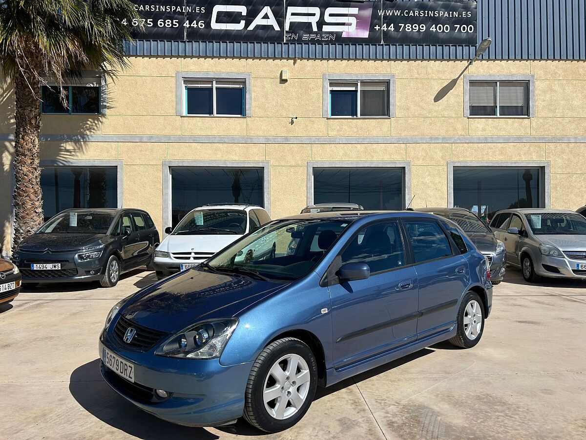 HONDA CIVIC LS 1.7 CDTI SPANISH LHD IN SPAIN ONLY 100000 MILES SUPERB 2005