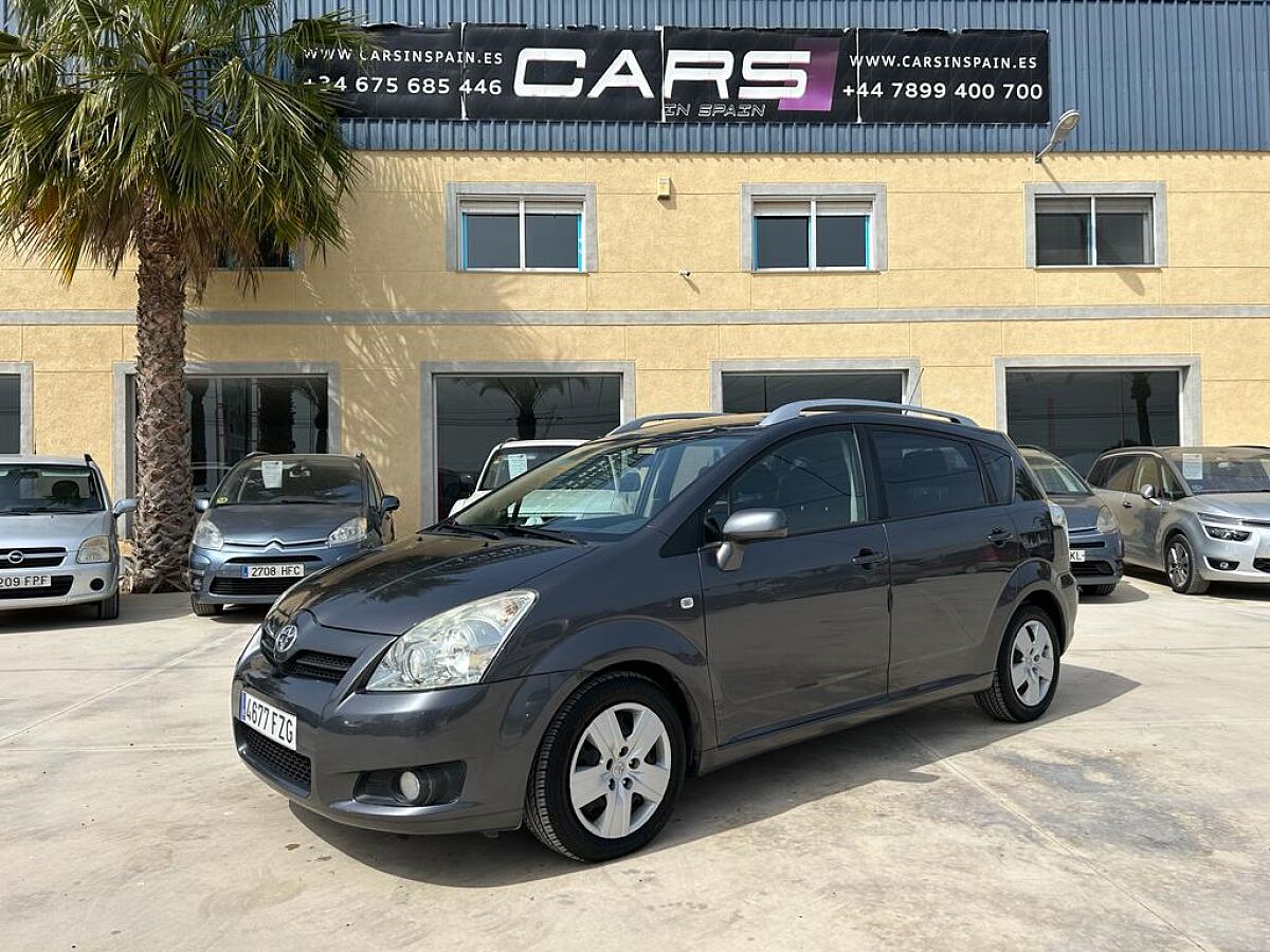 TOYOTA COROLLA VERSO 2.2 D4D SPANISH LHD IN SPAIN 91000 MILES 7 SEATS SUPERB 2008