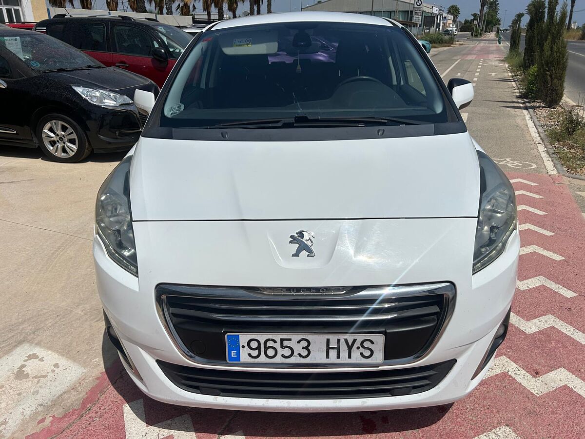 PEUGEOT 5008 ACTIVE 1.6 E-HDI AUTO SPANISH LHD IN SPAIN 142K 7 SEATS SUPER 2014