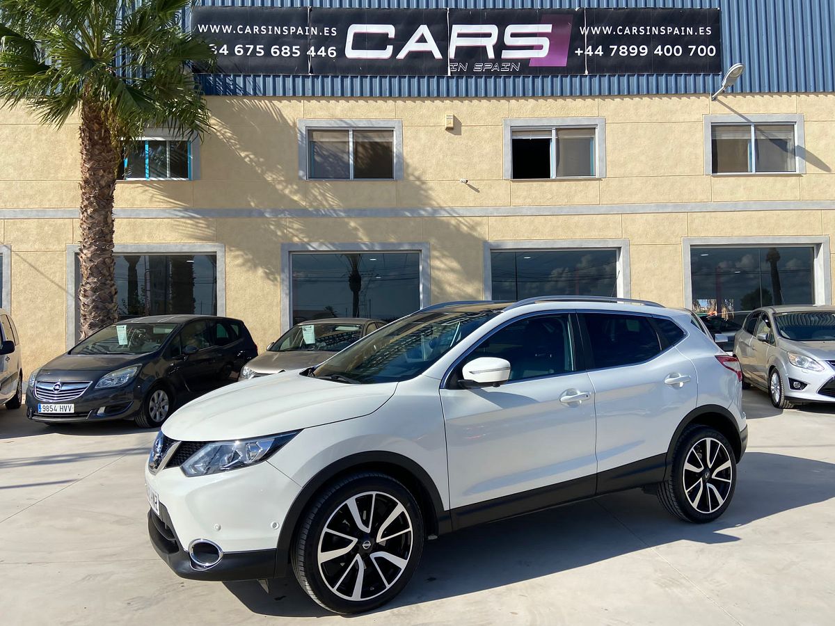 NISSAN QASHQAI 1.6 DCI TEKNA AUTO SPANISH LHD IN SPAIN 58000 MILES SUPERB 2014