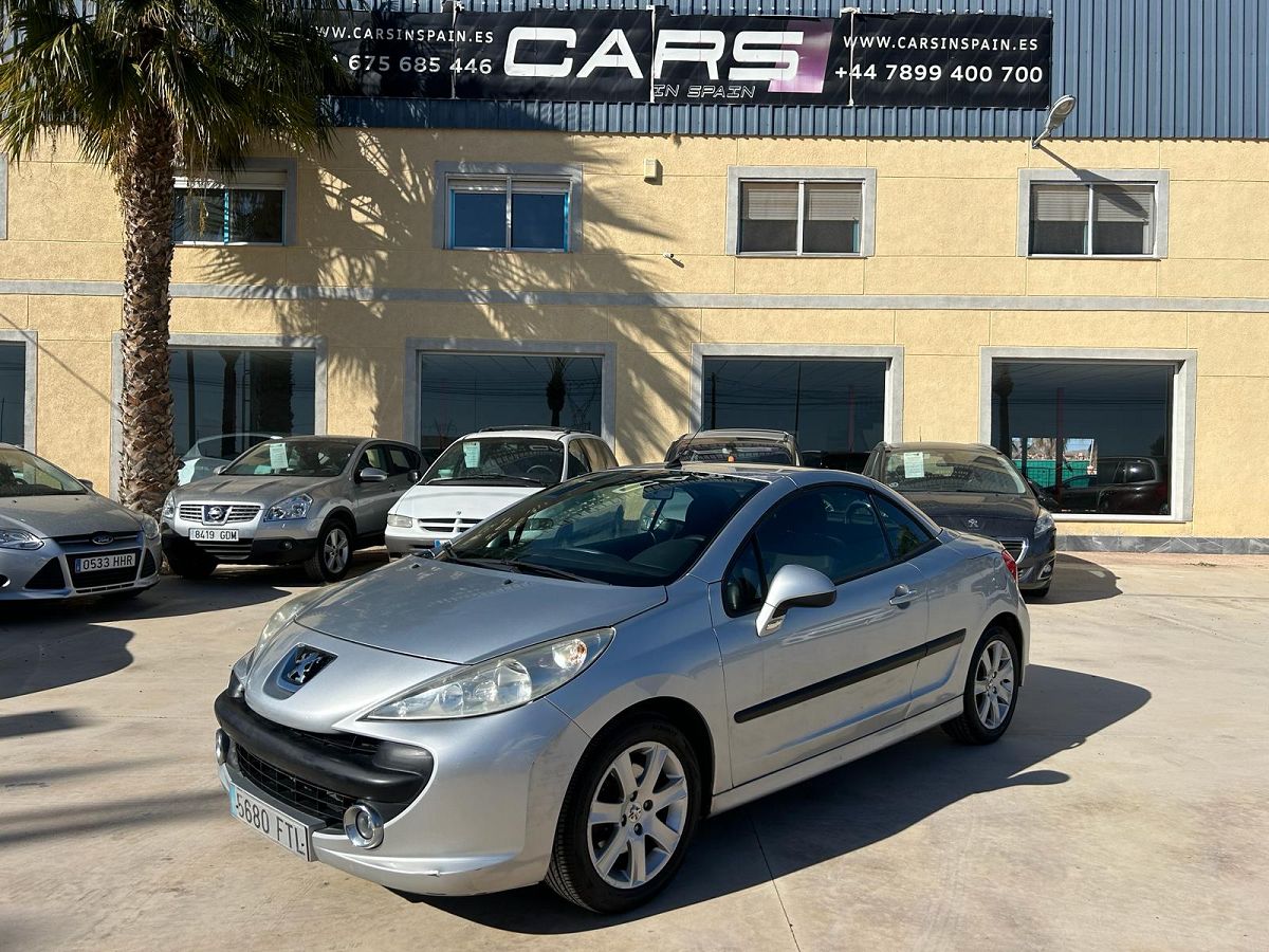 PEUGEOT 207CC CONVERTIBLE 1.6 SPANISH LHD IN SPAIN ONLY 76000 MILES SUPERB 2007