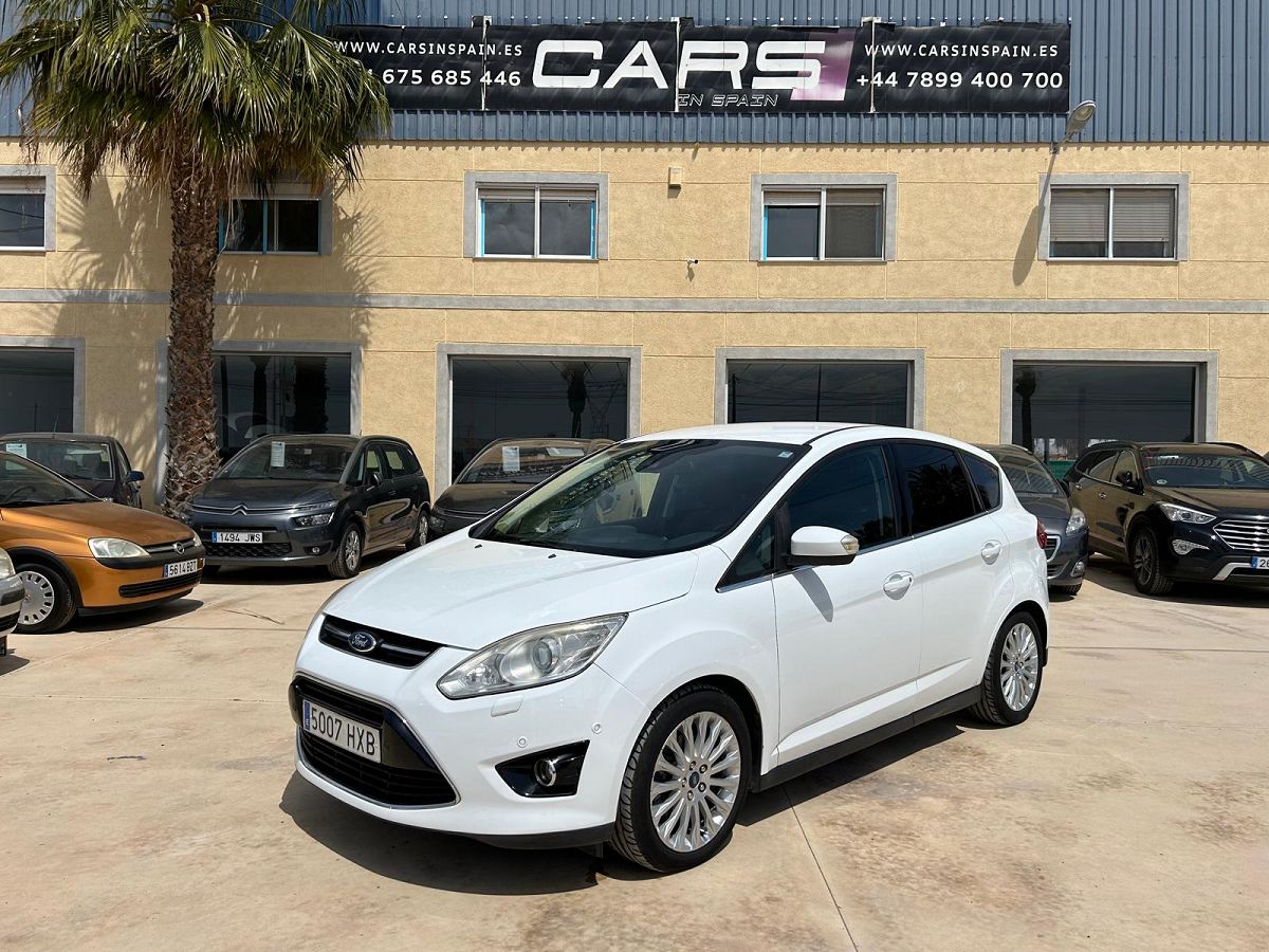 FORD C-MAX TITANIUM 2.0 TDCI AUTO SPANISH LHD IN SPAIN 84000 MILES STUNNING 2014