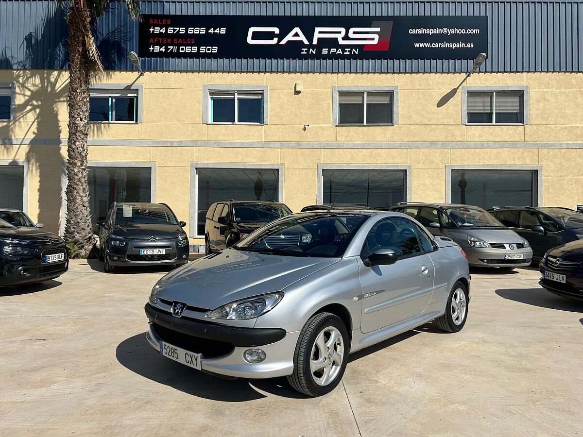 PEUGEOT 206 CC CONVERTIBLE 1.6 SPANISH LHD IN SPAIN 96000 MILES SUPERB 2004